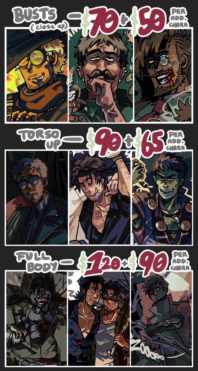 chippychime's tweet image. COMM SLOTS ARE OPEN AGAIN ! ⭐✏
i'll be taking 5 slots like i always do, when they fill up i'll take another batch after a couple of weeks !