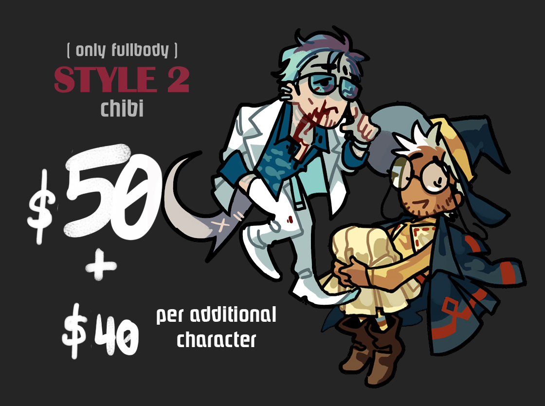 chippychime's tweet image. COMM SLOTS ARE OPEN AGAIN ! ⭐✏
i'll be taking 5 slots like i always do, when they fill up i'll take another batch after a couple of weeks !