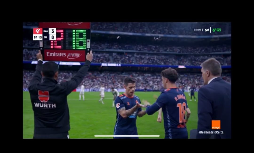 kaxarriyo's tweet photo. @OptaJose revisa los cambios en el partido  Real Madrid contra celta de Vigo los tenéis mal apuntados https://t.co/6D76UTtpi6