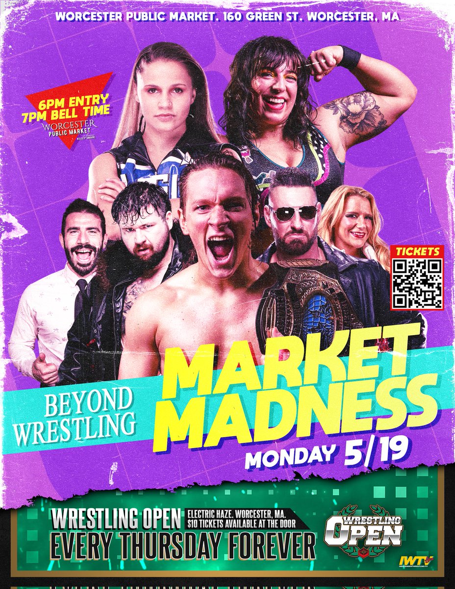 Beyond Wrestling (@beyondwrestling) on Twitter photo 50 RETWEETS and we'll reveal <a href="/LegitLeyla/">Legit Leyla Hirsch</a>'s opponent for the "Market Madness" supershow on Monday, 5/19/25 at <a href="/WooPublicMarket/">WorcesterPublicMarket</a>!
Tickets: shopiwtv.com/collections/ti…
- <a href="/MarcusMathers1/">Marcus Mathers | マーカス・マザーズ</a> vs. <a href="/bearbronsonBC/">Bear Bronson</a>
- <a href="/DijakFYE/">DONOVAN DIJAK</a> vs. <a href="/numberone_dojo/">Ichiban</a>
- <a href="/thedanbarry/">Dan Barry</a> vs. <a href="/cpawrestles/">cpa</a>
- <a href="/b3cca4ever/">☆ B3CCA ☆</a> 50 RETWEETS and we'll reveal <a href="/LegitLeyla/">Legit Leyla Hirsch</a>'s opponent for the "Market Madness" supershow on Monday, 5/19/25 at <a href="/WooPublicMarket/">WorcesterPublicMarket</a>!
Tickets: shopiwtv.com/collections/ti…
- <a href="/MarcusMathers1/">Marcus Mathers | マーカス・マザーズ</a> vs. <a href="/bearbronsonBC/">Bear Bronson</a>
- <a href="/DijakFYE/">DONOVAN DIJAK</a> vs. <a href="/numberone_dojo/">Ichiban</a>
- <a href="/thedanbarry/">Dan Barry</a> vs. <a href="/cpawrestles/">cpa</a>
- <a href="/b3cca4ever/">☆ B3CCA ☆</a>