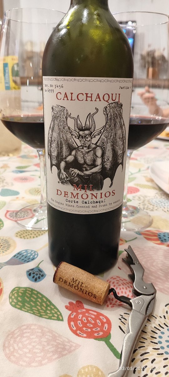 #bodegasinreglas Calchaquí... Un hermoso exponente del icono salteño (Tannat) con un 5% de Malbec...
🍷👏🏻