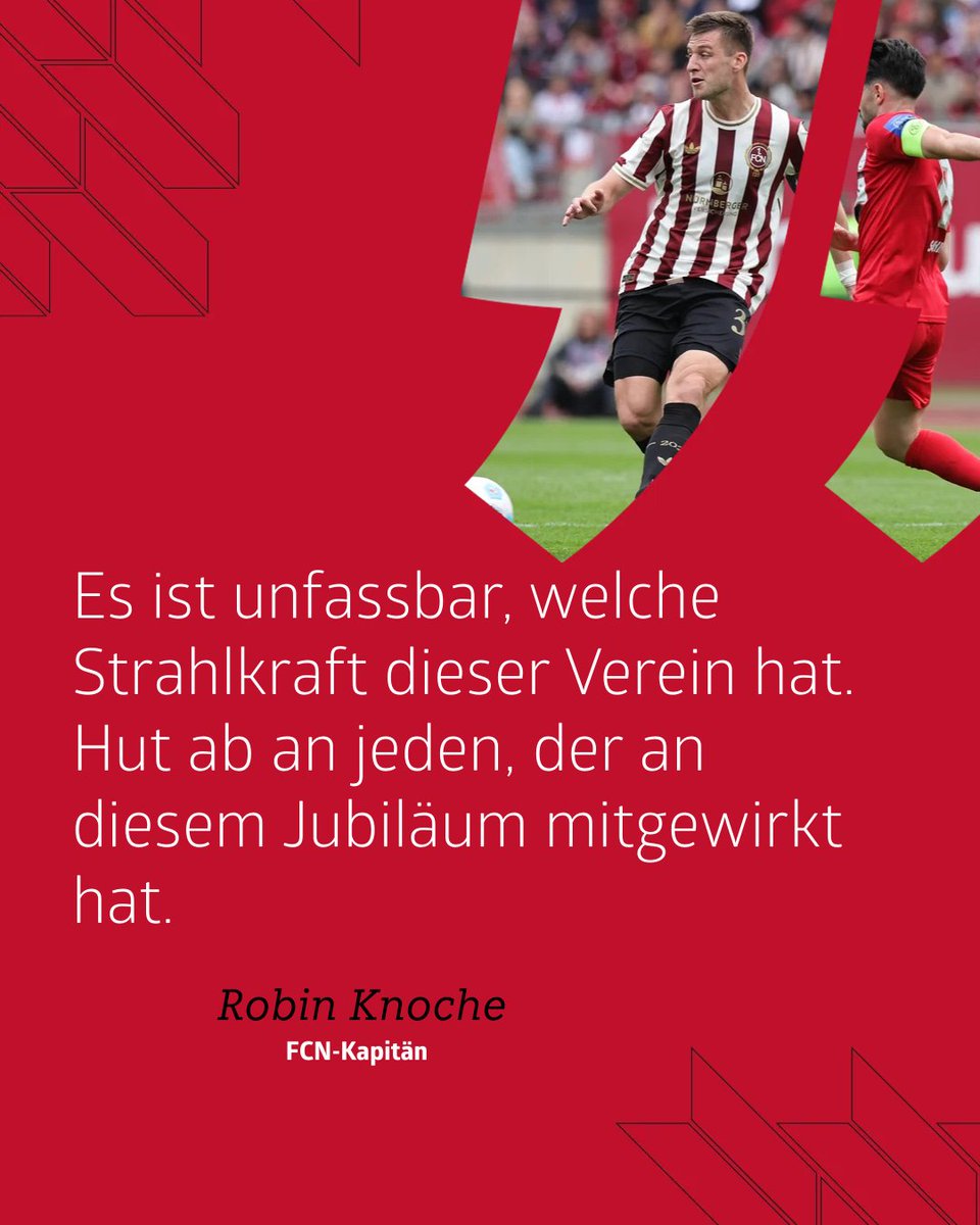 1_fc_nuernberg's tweet photo. Der ©aptain möchte noch was sagen: 

Ich habe trotz Niederlage ein Lächeln, weil ich gesehen habe, was die Leute in Nürnberg und Region auf die Beine gestellt haben. Beim Einlaufen hatte ich Gänsehaut. Trotz Niederlage ist es ein positiver Tag für den Verein.

#fcn I #FCN125 https://t.co/7ss8akjEvK