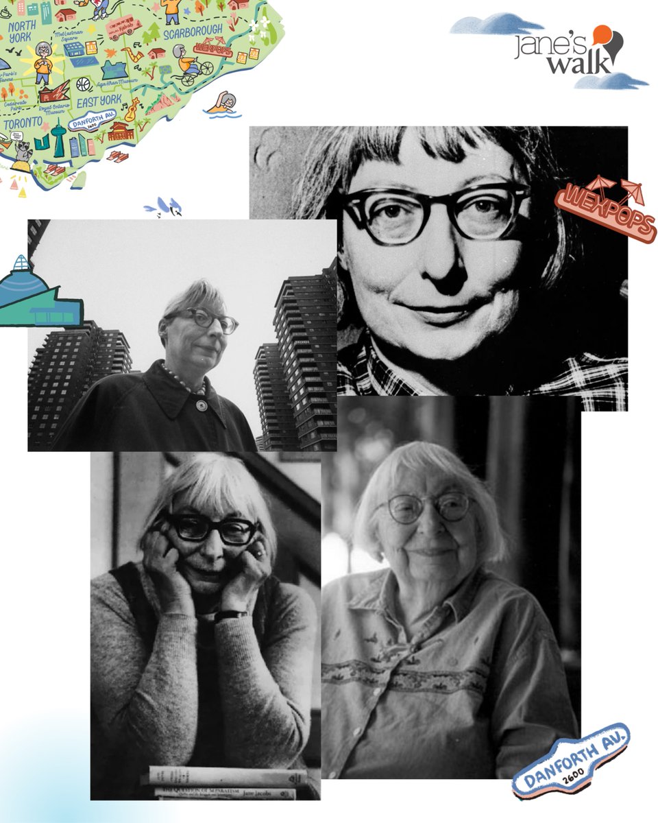 Jane’s Walk began in Toronto in 2007 as a grassroots tribute to Jane Jacobs — the legendary urbanist who championed people-first, community-led cities. 🌆🚶‍♀️

Today, it's a global movement in 500+ cities — but Toronto remains its heart. ❤️ #JanesWalk #WalkWithUs