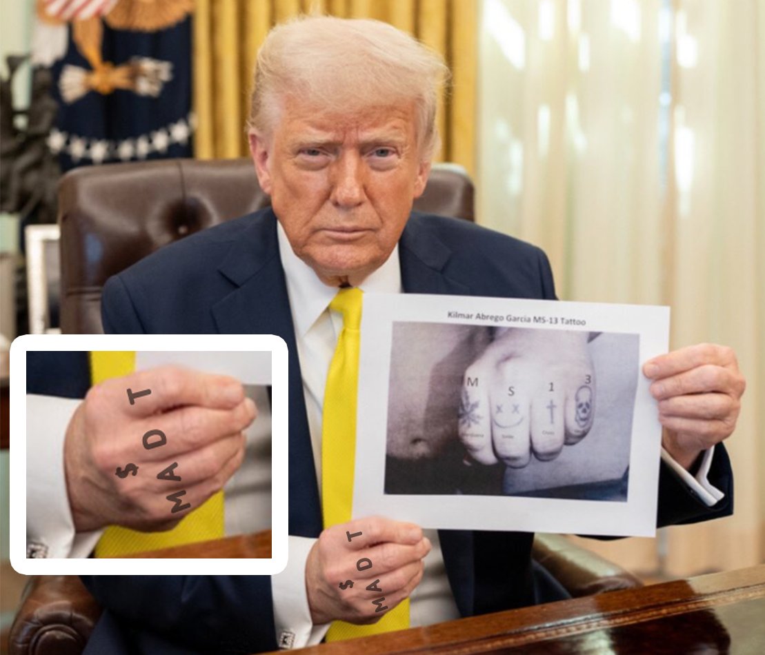 MadTrumpMeme's tweet photo. WOW! Looks like we just got an endorsement from our dearest president himself.
Thank you, sir, for the overwhelming support!

If it’s on the Internet, it must be true… right?
#MADTRUMP #MADT https://t.co/0j2qU1sCl1