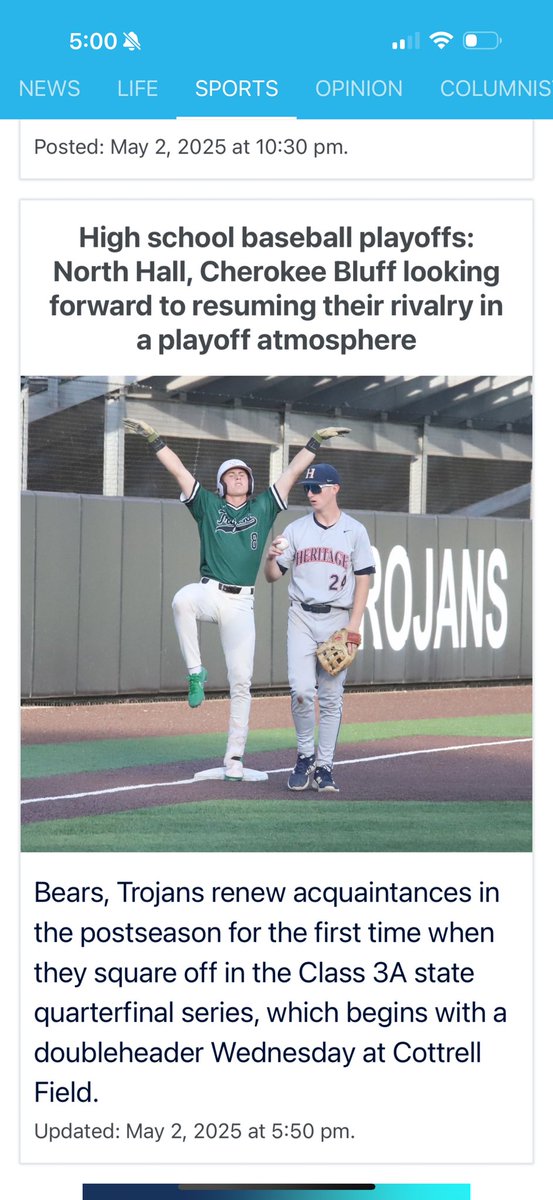John McGarvey (@jpmcgarvey) on Twitter photo The kid is having fun!! The team and the coaches are clicking….Gonna be a fun series this week!! <a href="/smithm_7/">Smith McGarvey</a> <a href="/nthbaseball/">North Hall Baseball</a>
Let Go and Let God!!!
<a href="/Coach_Yosh/">Josh McAdams</a> <a href="/PrepBaseballGA/">Prep Baseball Georgia</a> <a href="/Hudson_PBR/">Hudson Graham</a> <a href="/PB_Uncommitted/">Prep Baseball Uncommitted</a> The kid is having fun!! The team and the coaches are clicking….Gonna be a fun series this week!! <a href="/smithm_7/">Smith McGarvey</a> <a href="/nthbaseball/">North Hall Baseball</a>
Let Go and Let God!!!
<a href="/Coach_Yosh/">Josh McAdams</a> <a href="/PrepBaseballGA/">Prep Baseball Georgia</a> <a href="/Hudson_PBR/">Hudson Graham</a> <a href="/PB_Uncommitted/">Prep Baseball Uncommitted</a>