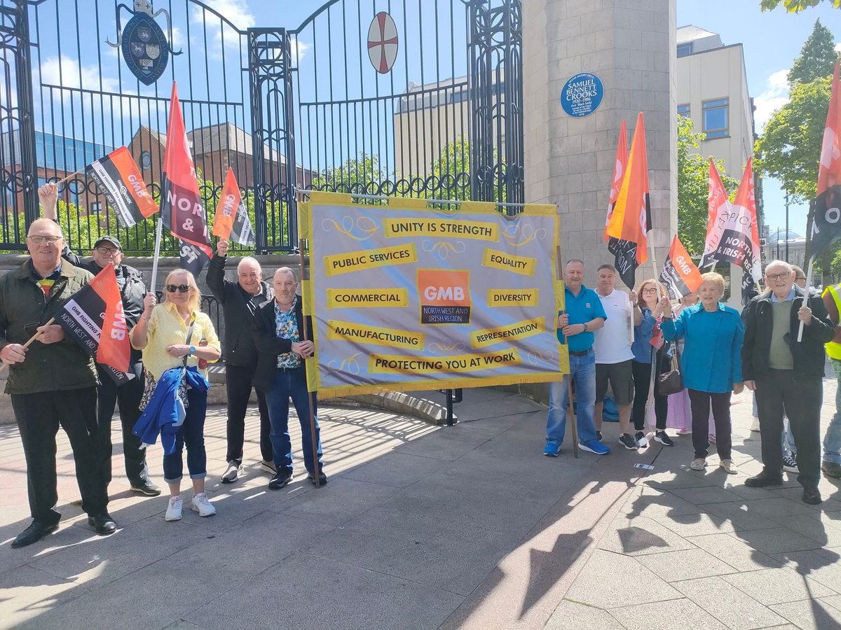 From the parade ✊ to the pavement 🏃, our region showed up strong for #MayDay in Belfast!

Well done to our members who ran in the #BelfastMarathon Team Relay for <a href="/WomensAidNI/">Women's Aid NI</a> ❤️

This is what solidarity looks like. 💪