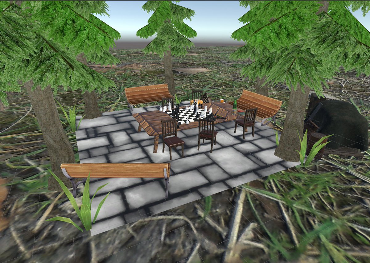 Started with just a cube on an empty screen and is slowly evolving