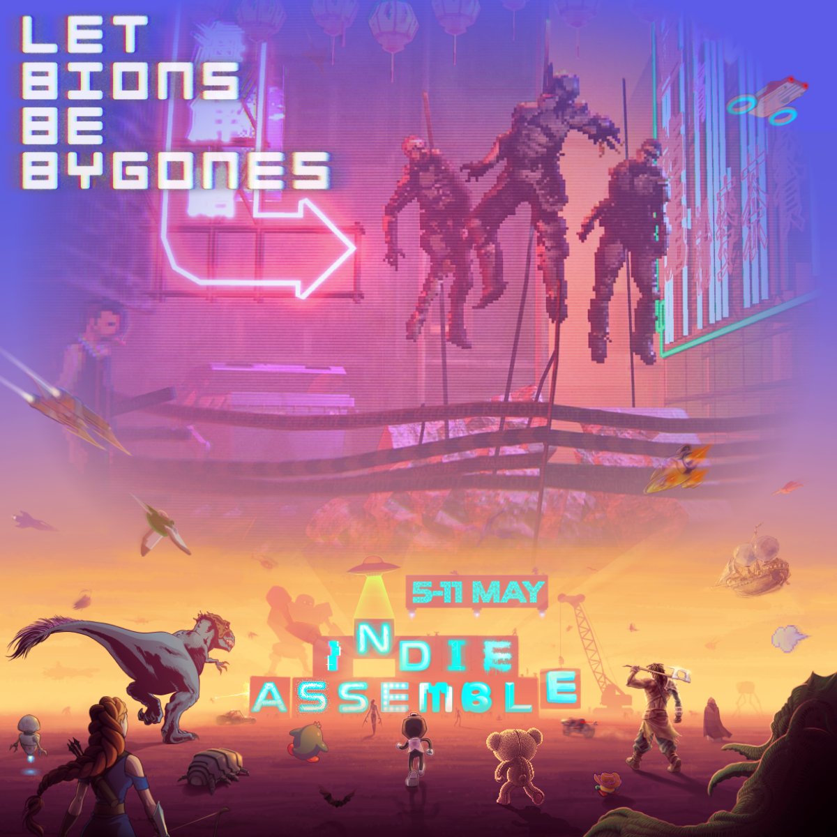 Let Bions Be Bygones is part of Excaliber Indie Assemble on Steam (May 5–11) 🙌

#indieassemble #indiedev #gamedev