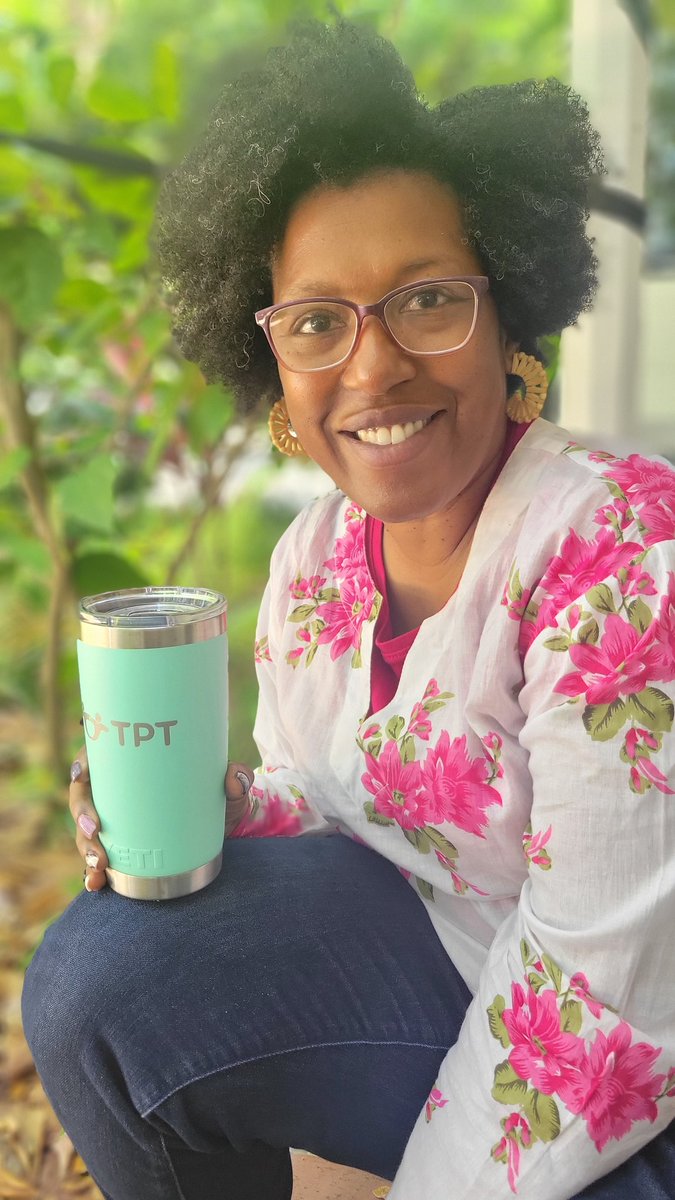 This week, I received a bag and this beautiful Yeti cup for another <a href="/TPT_Official/">TPT</a> milestone. Thank you for your thoughtfulness! It's such a blessing to create resources that help my own students and then share them with others. ❤️🙏🏾🍎