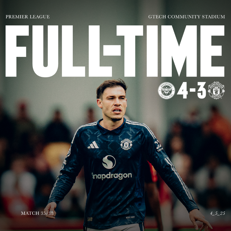 ManUtd's tweet photo. ⏹️ A narrow defeat on the road.

#MUFC || #BREMUN