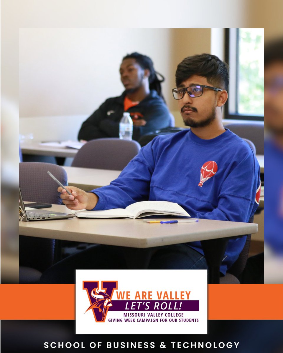 MVC Giving Week is underway. Today we’re highlighting the School of Business &amp; Technology. Join us in supporting the voyage of our future business leaders and entrepreneurs.

We are Valley! Let’s Roll!

Donate Today! host.nxt.blackbaud.com/donor-form/?sv…