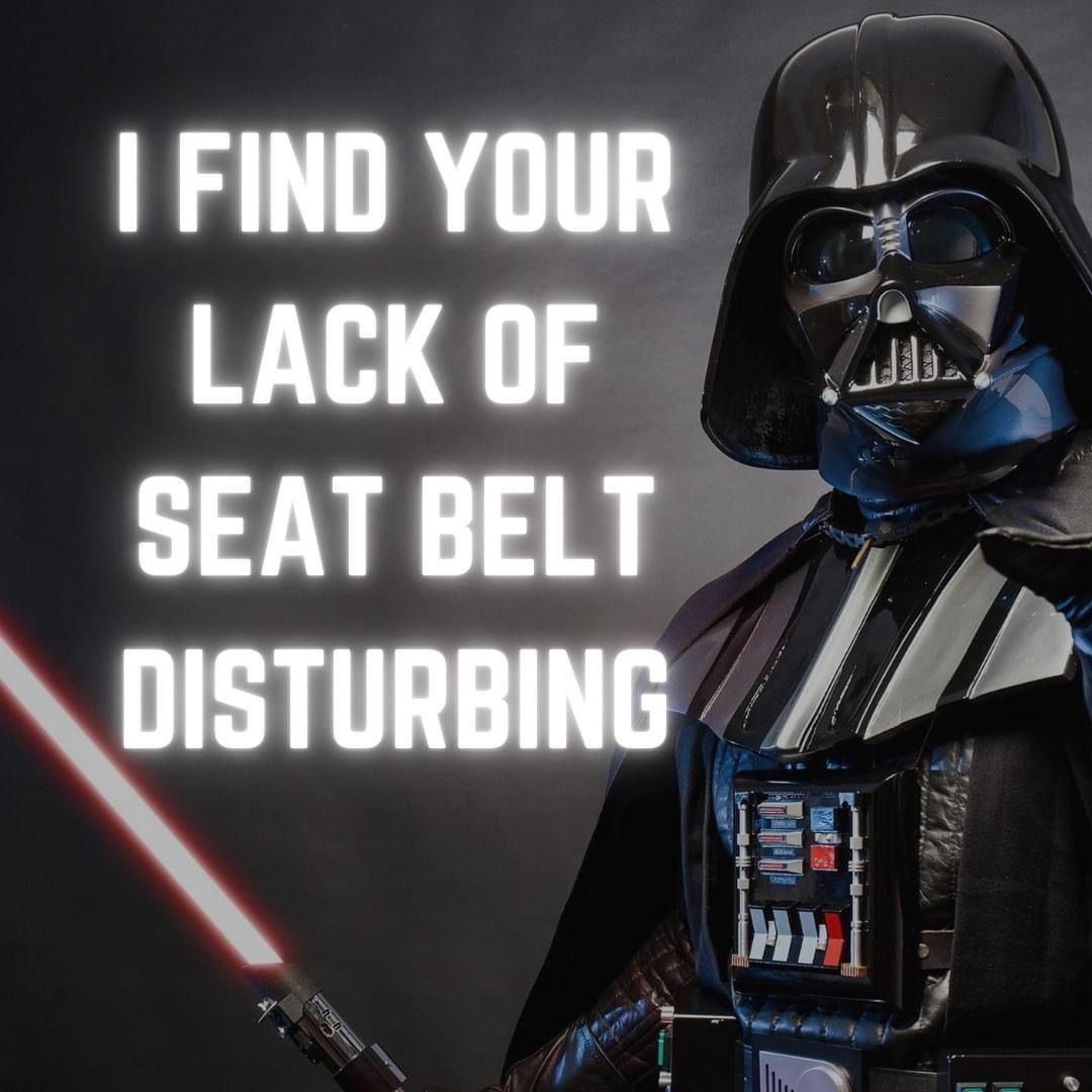 Seat belts are never optional.  Wearing them gives you the best chance of surviving an accident.