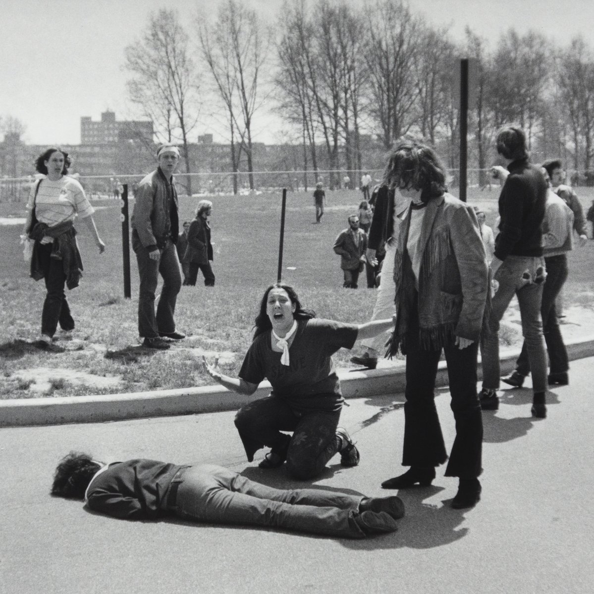 May 4th marks 55 years, when the National Guard opened fire on Kent State students protesting the Vietnam War. 4 souls parished that day. Don't allow this to happen again.