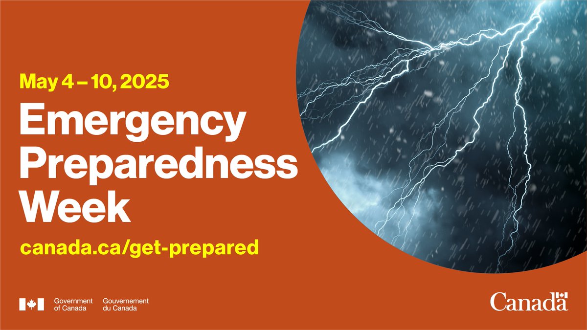 It's Emergency Preparedness Week (May 4-10)! Does your family know what to do if disaster strikes? Visit saskatoon.ca/emo for helpful tips and info on what to do before, during and after an emergency. #EPWeek2025