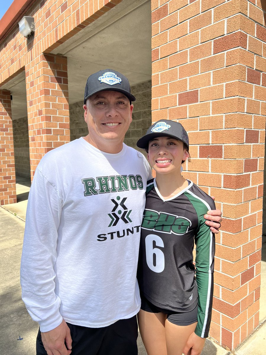 Congratulations to my daughter and the entire <a href="/WPUSD/">WPUSD</a> Twelve Bridges Stunt team for being the Sac Joaquin Section Division 2 Champions! Heading to state next week! This is the 3rd section title for TBHS this school year!  #BannersHangForever #Team3