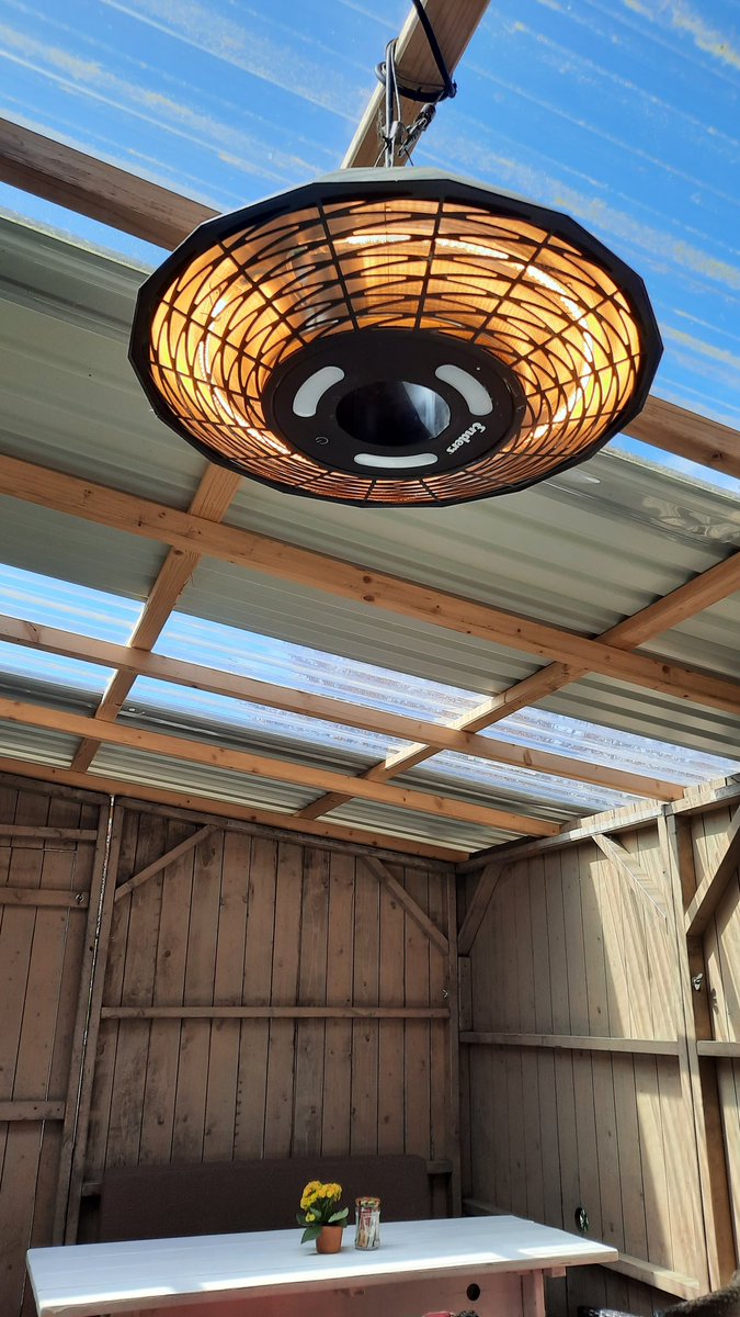 Mai!! Zeit für den Heizpilz😂😂😂