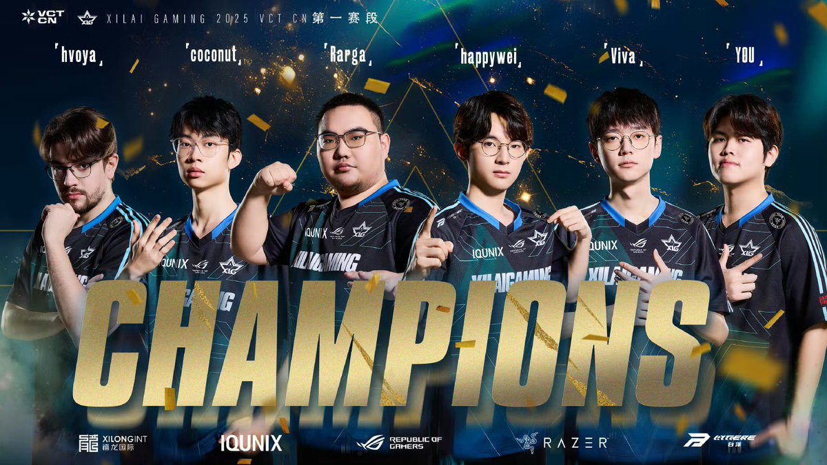 GG 3:1 BLG
We are vctcn champion！
I love my team
