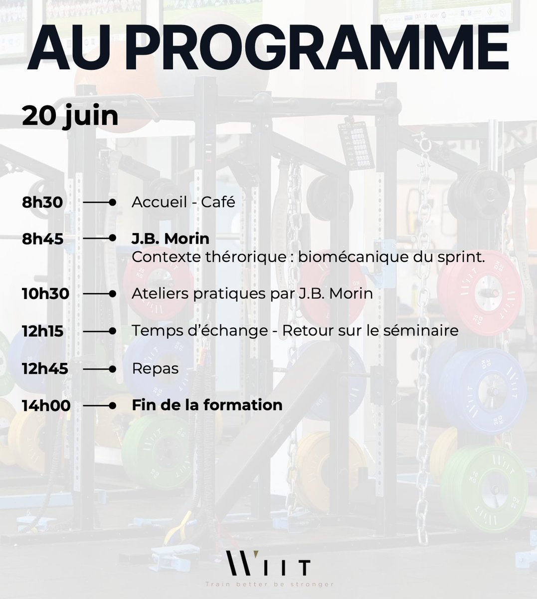 JB Morin (@jb_morin) on Twitter photo 🚨Colloque Sprint & Ischios🚨
📍Paris 19-20 juin experts complémentaires entre recherche📡et terrain🏃♂️⚒️📊
Partage d'expérience, ateliers pratiques, à ne pas rater 🏉⚽️🏀🏈
Orga <a href="/WIITraining/">WIITraining</a> ✅
🔗 Inscriptions: contact@wiitraining.com
ou lnkd.in/eqVzF69b
👇 🚨Colloque Sprint & Ischios🚨
📍Paris 19-20 juin experts complémentaires entre recherche📡et terrain🏃♂️⚒️📊
Partage d'expérience, ateliers pratiques, à ne pas rater 🏉⚽️🏀🏈
Orga <a href="/WIITraining/">WIITraining</a> ✅
🔗 Inscriptions: contact@wiitraining.com
ou lnkd.in/eqVzF69b
👇