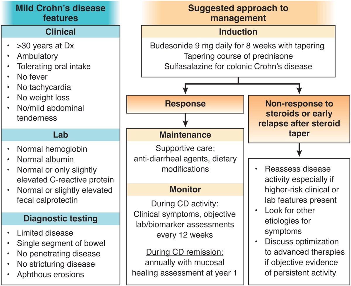 Charlie Lees (@charlie_lees) on Twitter photo Mild Crohn's disease to kick off day 2 <a href="/ryanungaro/">Ryan Ungaro MD MS</a>
Approx 30% patients will present with mild Crohn's disease, of whom the majority will maintain a mild phenotype over time
Mild activity and mild severity
But some will progress, so it is important to keep a close eye.
So Mild Crohn's disease to kick off day 2 <a href="/ryanungaro/">Ryan Ungaro MD MS</a>
Approx 30% patients will present with mild Crohn's disease, of whom the majority will maintain a mild phenotype over time
Mild activity and mild severity
But some will progress, so it is important to keep a close eye.
So