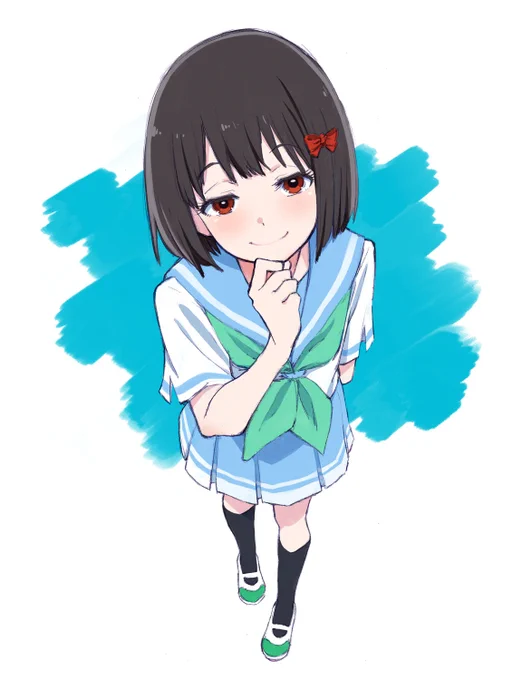「せーんぱーい、いいんですかぁー?」的な奏チャン。 