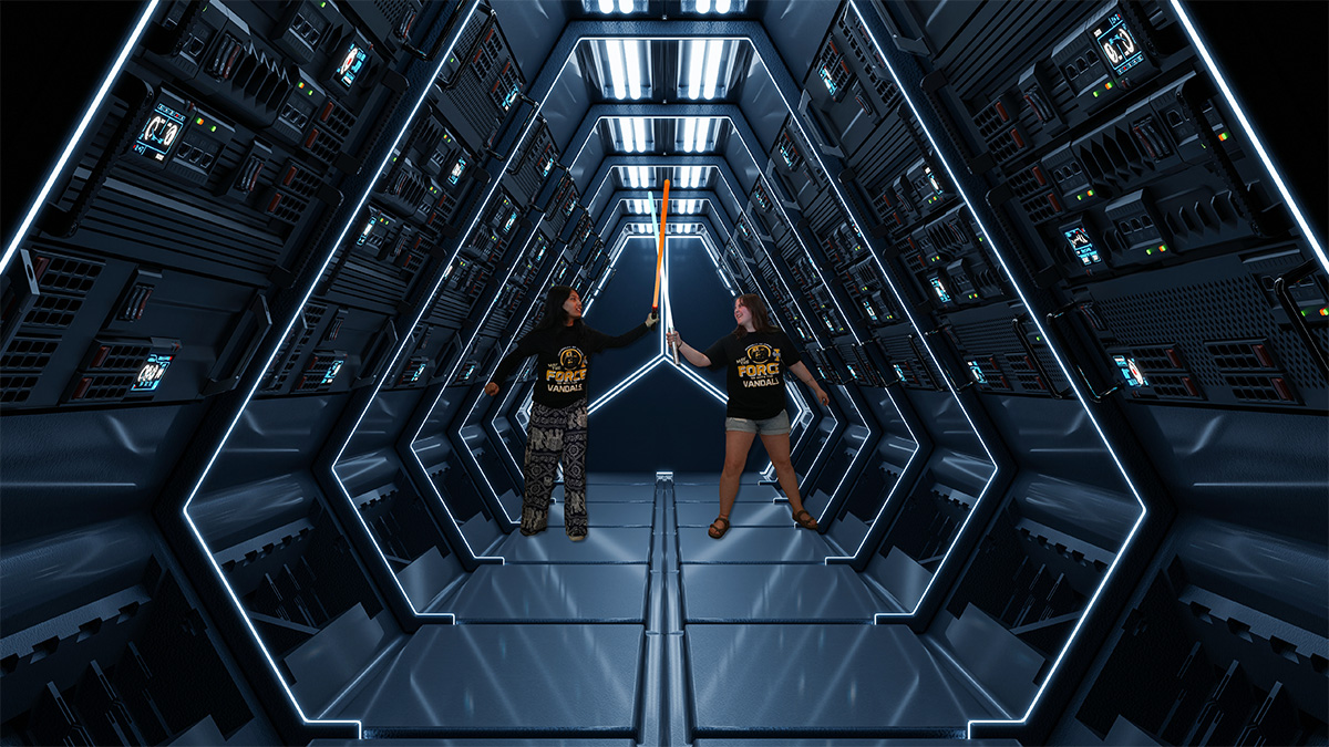 May the Fourth be with you Vandals! Head into finals week with the force on your side with the limited edition Vandal Star Wars tee: bit.ly/4d3Bt7h