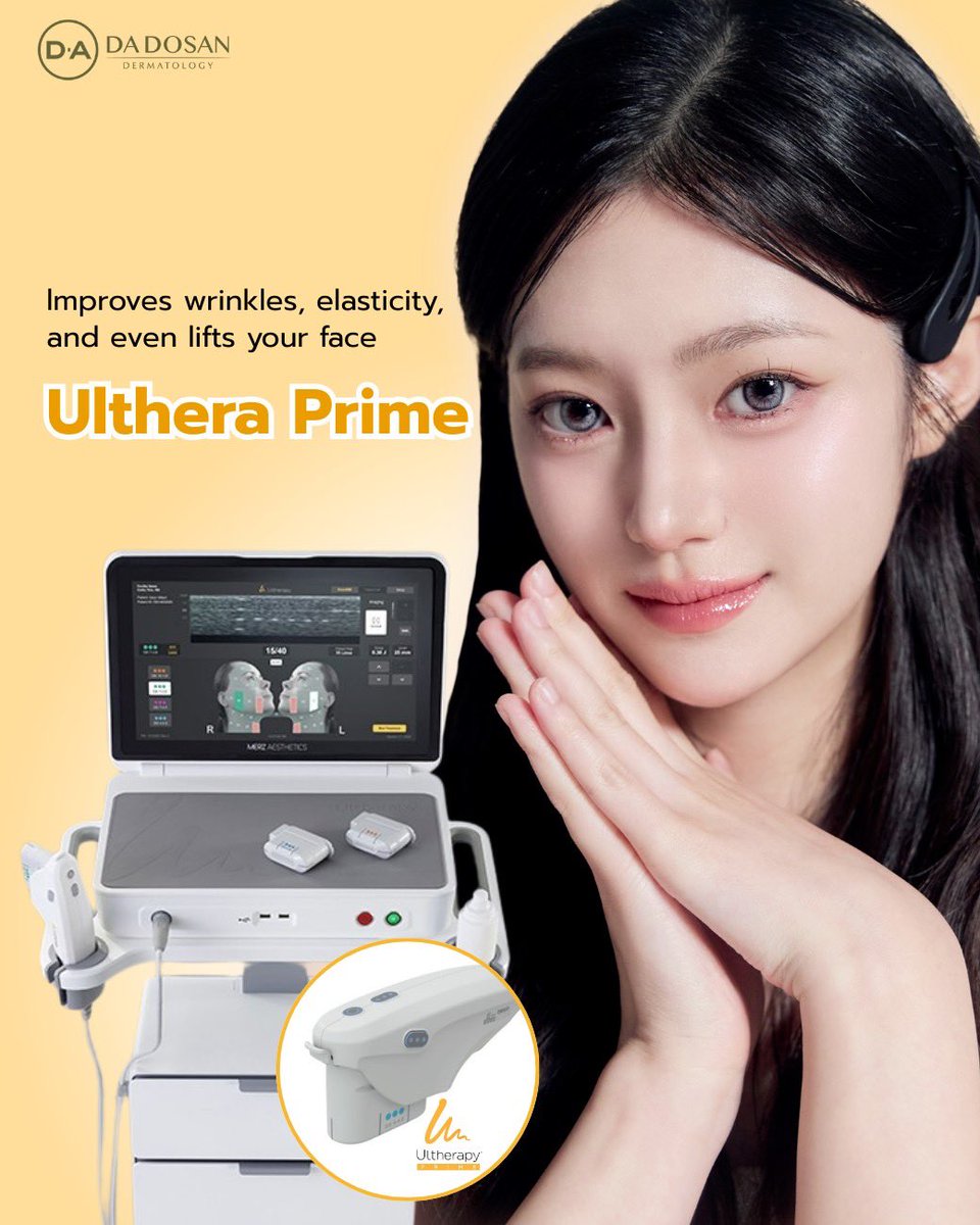 DAofficialTH's tweet photo. Ulthera Prime นวัตกรรมยกกระชับผิว รุ่นใหม่ล่าสุด

#dadosan #luxuryskincareclinic 
#คลีนิคผิวแบบลัคชู #ultheraprime https://t.co/7EuqKxT6cM