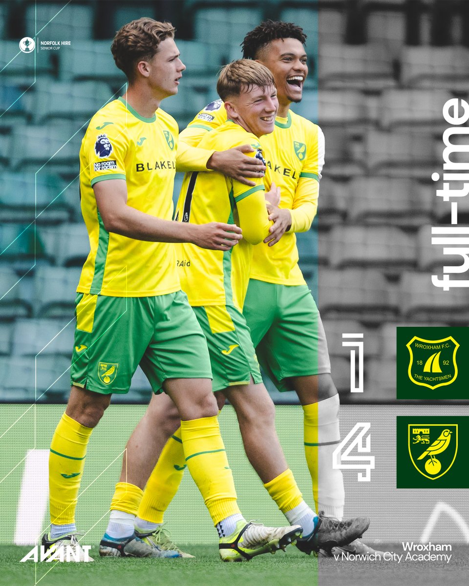We win the Norfolk Hire Senior Cup!