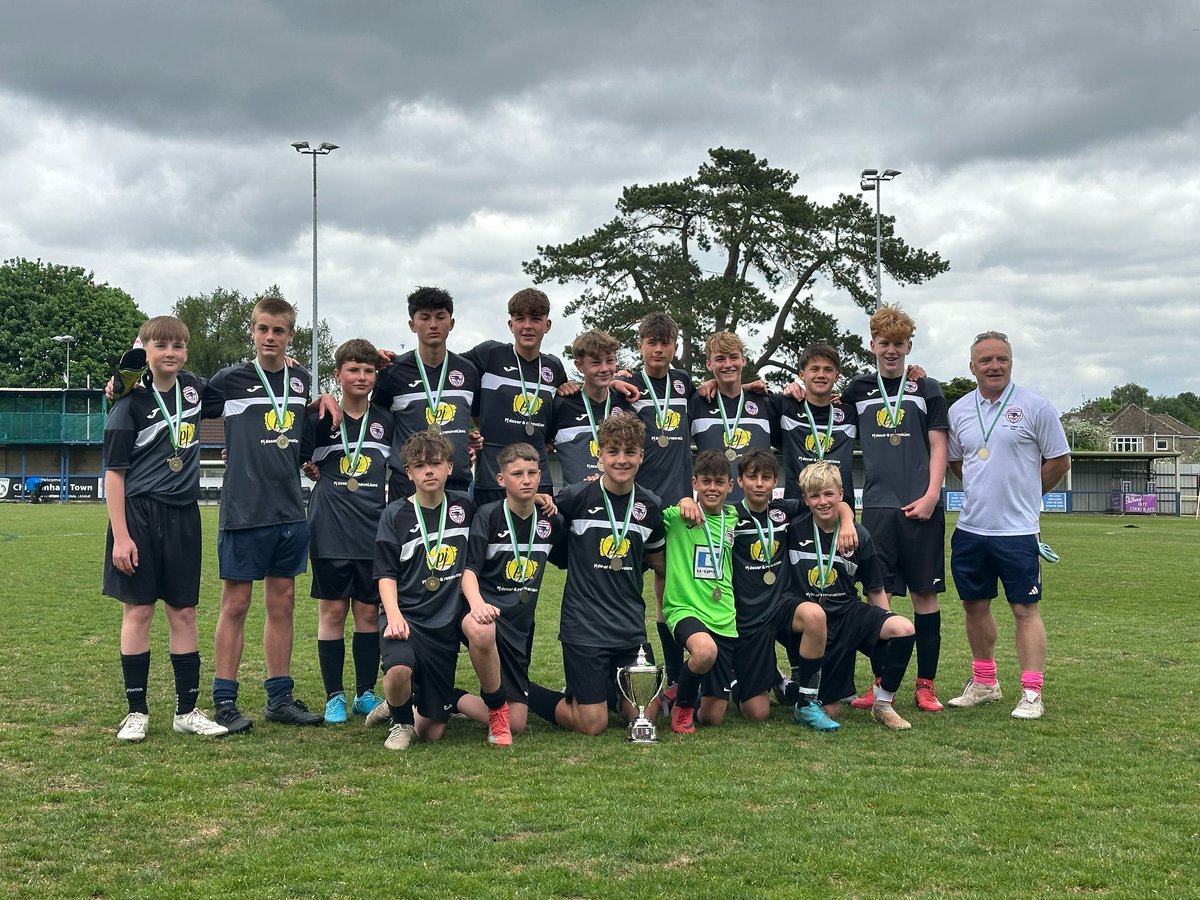 Our u14s Tigers complete the season undefeated as they add the cup to the league with a 10-0 win at Chippenham Town FC.
#double