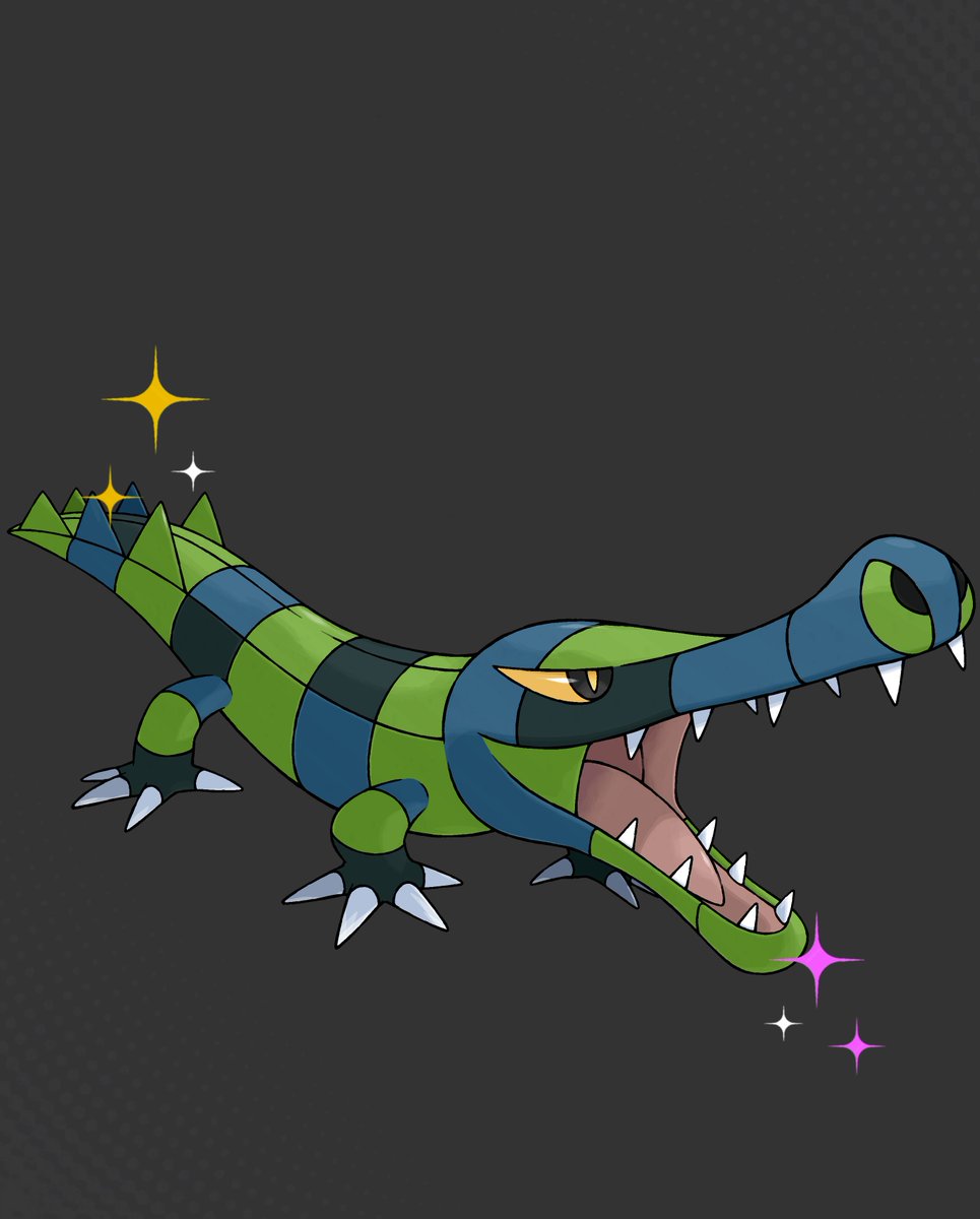 GregAndrade22's tweet image. SARCOCROC - Pokemon Predador -
TIPO: PEDRA
GÊNERO: 50% Macho / 50% Fêmea
Este pré-histórico pokemon foi desextinto a partir do “Osteoderma Fóssil”.
#pokemon #pokemonfossil #pokemonfanart #fakemon #sarcosuchus #sugimoristyle