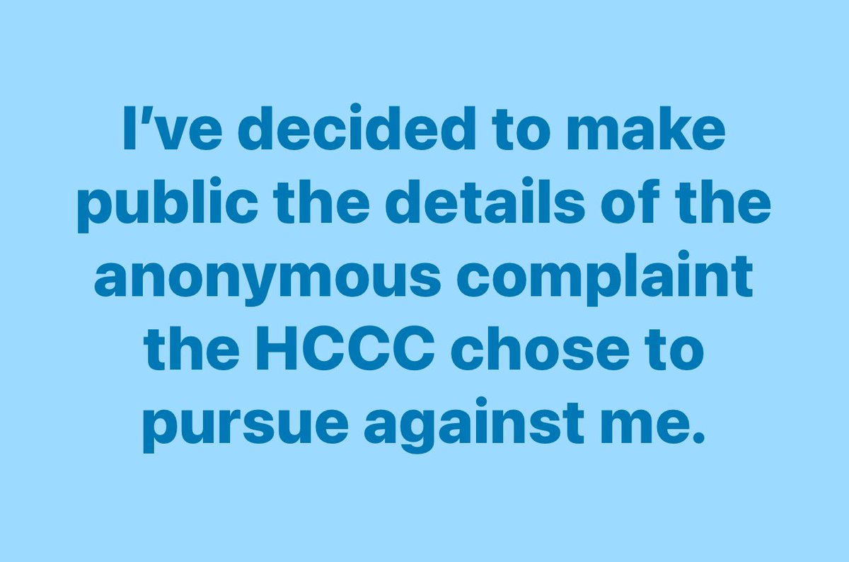 I’ll be posting it soon. The HCCC must be held accountable for their relentless persecution of me. They have no case against me, and they should never have filed a complaint. A simple call for clarification would have been enough. This is a baseless witch-hunt.
