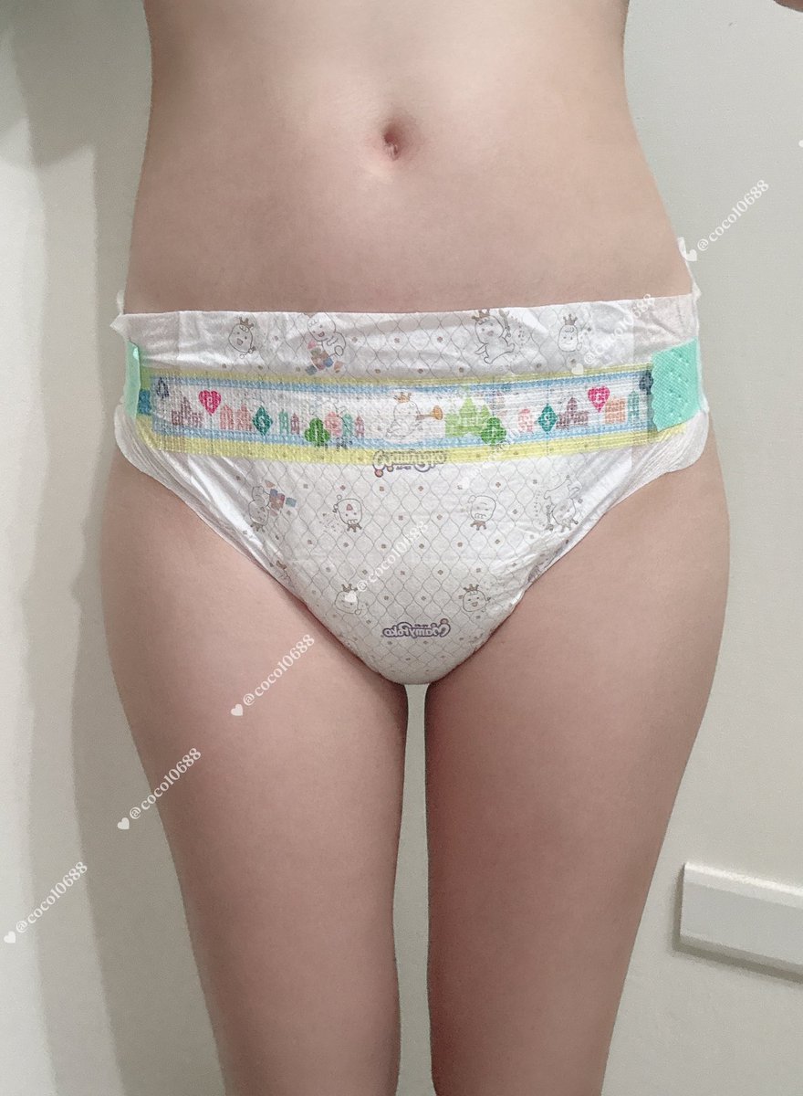 最近好像變胖了
差點黏不起來…🤭🤭

#原味尿布