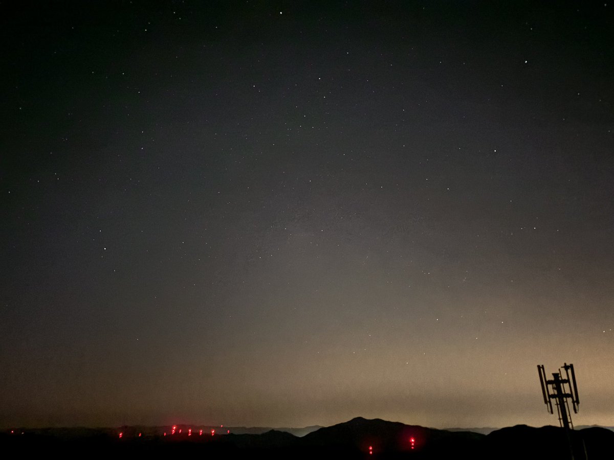 コテージから星えぐい