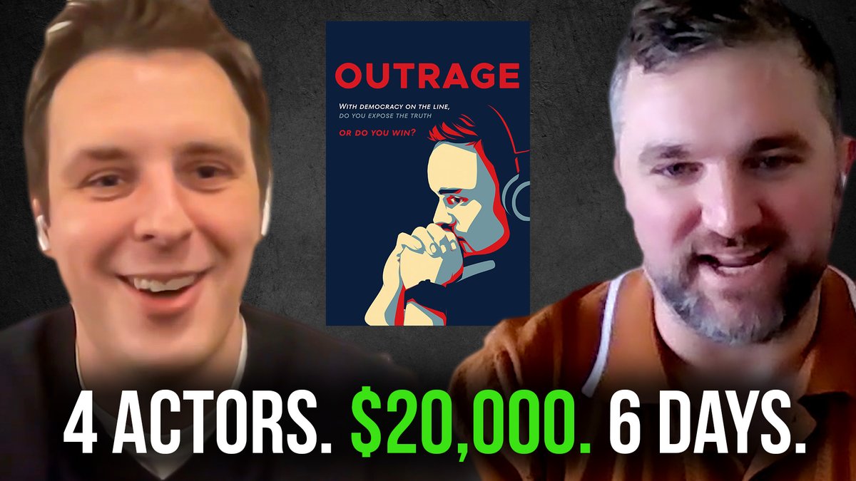 LA filmmaker <a href="/bnelsnumber1/">Brady</a> and Chicago producer <a href="/neil_fotre/">Neil Fotre</a>  break down how they made their feature <a href="/movie_outrage/">Outrage Movie</a>  for under $20K while staying SAG-compliant. A masterclass in no-budget filmmaking. Watch here: youtu.be/dJbUemkVLqY