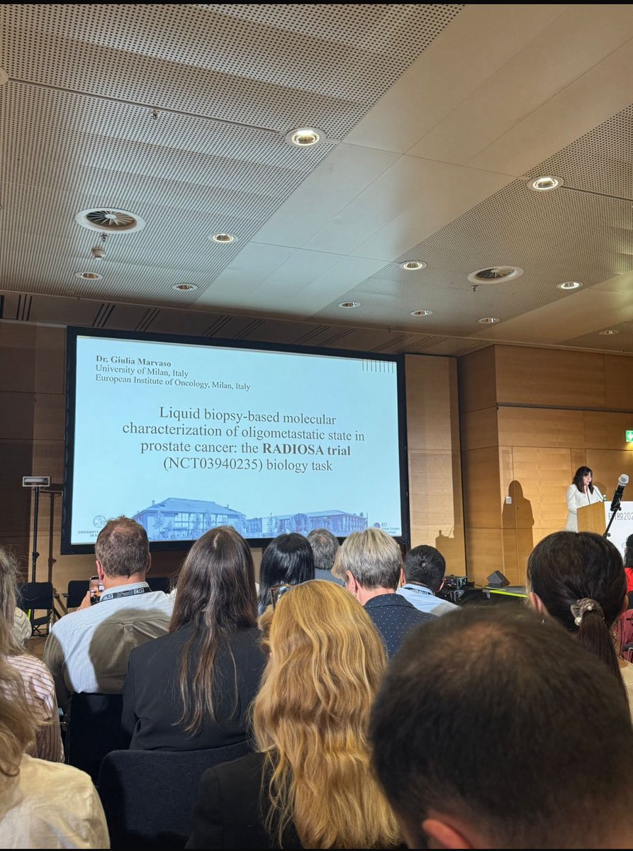 fcounago's tweet photo. ⚡️🔥🚀 Promising data from the RADIOSA trial (NCT03940235): liquid biopsy may help identify oligorecurrent prostate cancer patients needing intensified treatment. Full analysis underway.
#RADIOSA #ProstateCancer #LiquidBiopsy #SBRT #ESMO @GiuliaMarvaso84 https://t.co/p4jdn0jsga