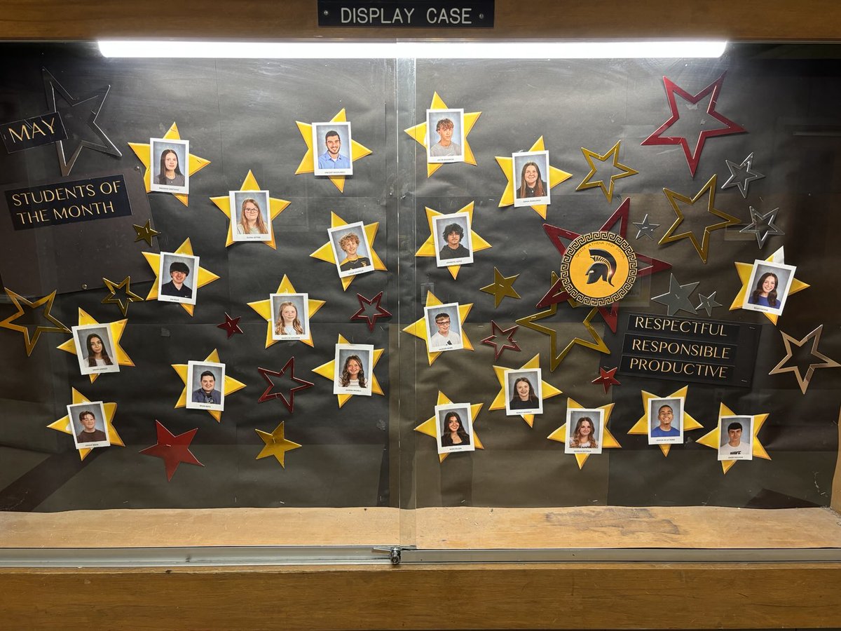 ATHS May Students of the Month!