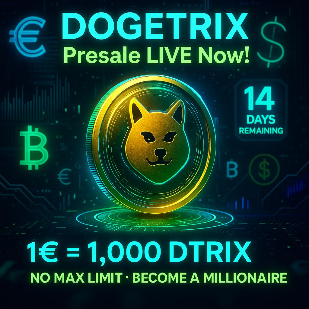 DogeTrixCoin's tweet photo. The $DTRIX presale is now LIVE!
Buy as much as you can before launch — this coin will make MILLIONAIRES.
No max limit. 1€ = 1,000 DTRIX.
Join now before it's too late!
#DOGETRIX #CryptoPresale #Web3 #Solana https://t.co/xuKJ8FUkCM