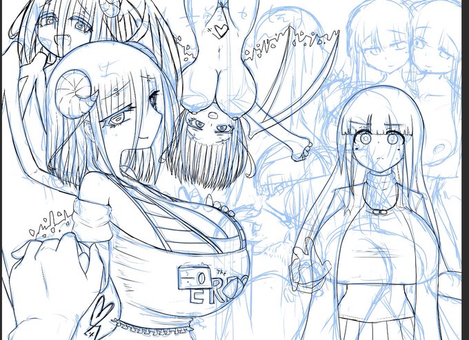 GW家族と食事し
そしてひとり
同人のパケ絵を描く 