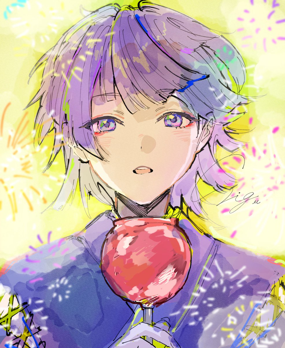 shigu_ei's tweet photo. #毎日ドローイング 
今日の🎆🏮 https://t.co/U6eSIvUyqa