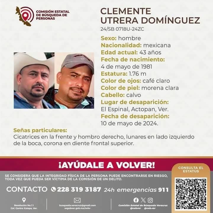 econsulta_ver's tweet image. #Redes 📱 “Hoy cumplirías 44…”
Fernanda, pareja de Clemente Utrera, lo recordó con amor y dolor en su cumpleaños. Él desapareció en 2024 en Actopan y aún no hay respuestas.
#HastaEncontrarte #Actopan #Desaparecidos #Veracruz