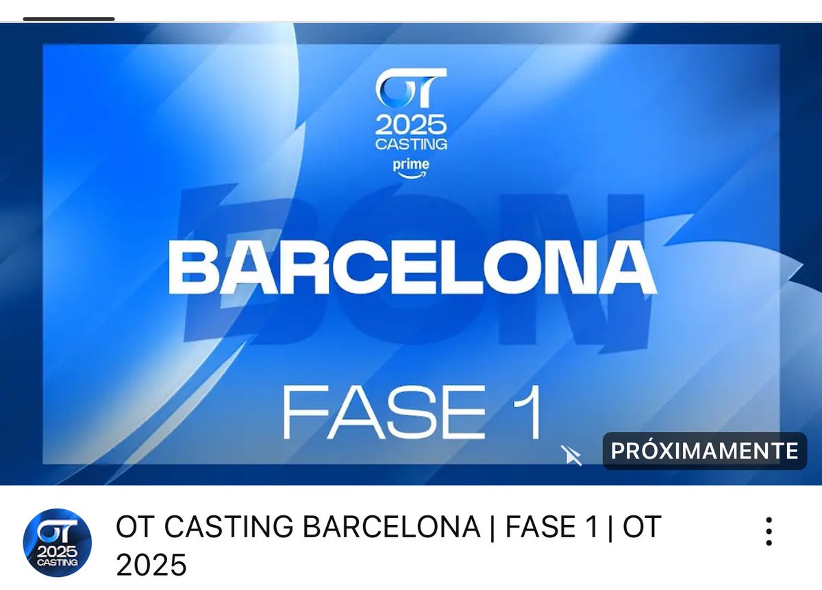 Mañana empieza el #OTCasting2025, mañana nos volvemos a ver aquí 👉🏻 youtube.com/live/ELyNvfS9F… 🔔 nerviosssssss 📈📈📈📈📈📈📈