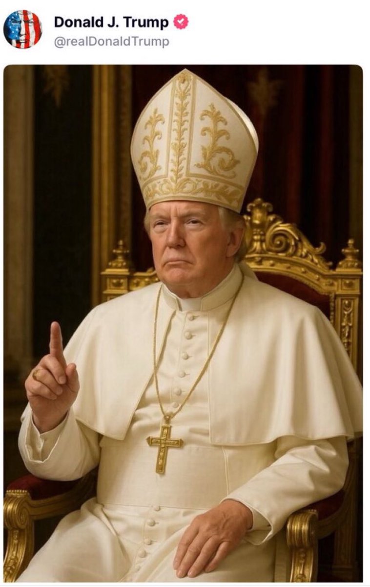 🇺🇸 | El cardenal estadounidense Timothy Dolan cree que la imagen del presidente Donald Trump vestido de papa "no ha estado bien".