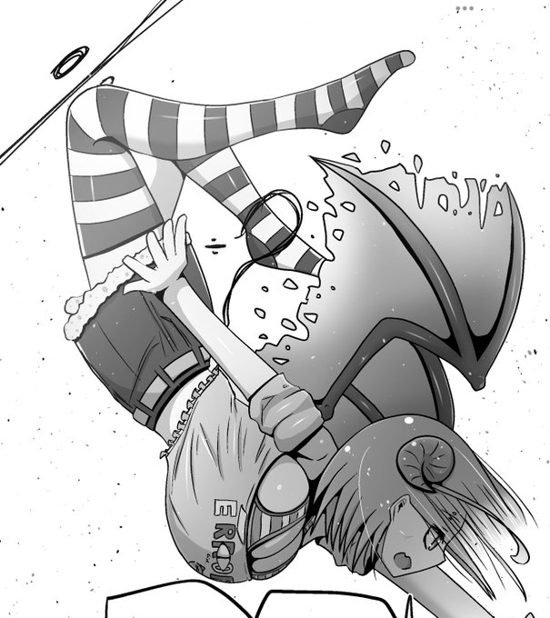 こう、羽とか
なびく謎マフラーが
ボロボロなのは
昔読んだ魔獣戦線の一コマがカッコよすぎた影響なんですが

最近見直したら思ったほどボロボロじゃなかった 