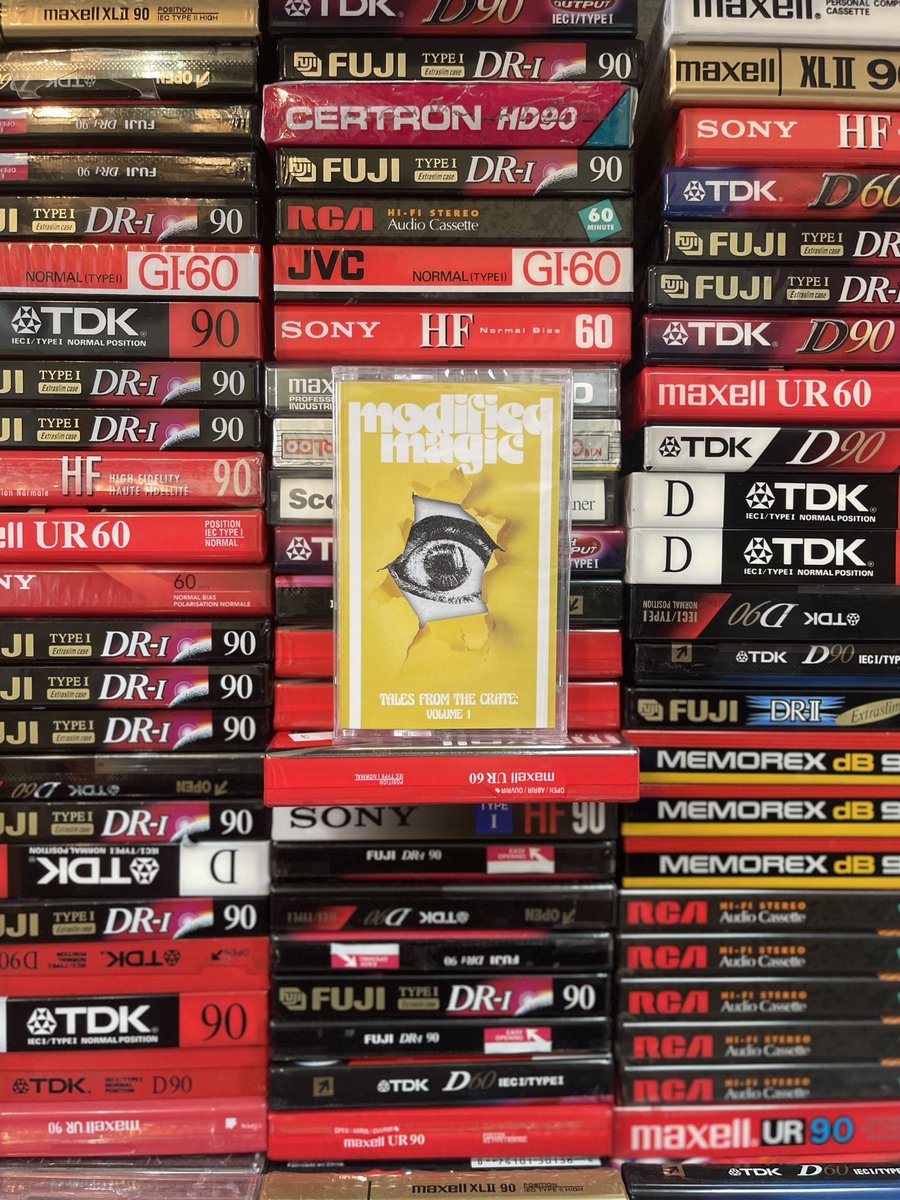 Modified Magic (@modifiedmagic) on Twitter photo A few copies of the limited edition Tales from the Crate: Vol 1 cassettes are floating around some record shops in NJ. 
Grab your Walkman and reach out for a copy! While supplies last! A few copies of the limited edition Tales from the Crate: Vol 1 cassettes are floating around some record shops in NJ. 
Grab your Walkman and reach out for a copy! While supplies last!