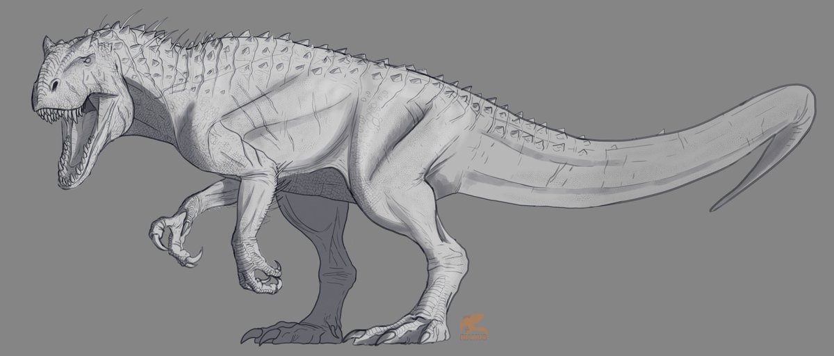 Riamus01's tweet photo. Healthy Indominus commission 😊 https://t.co/V63xNXBFeQ