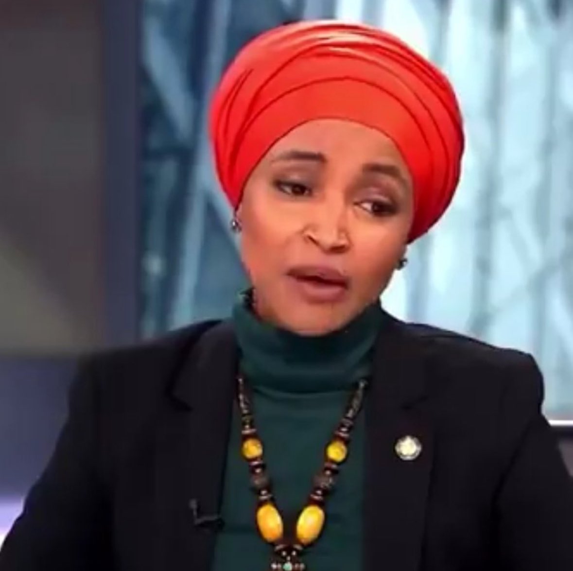 Describe Ilhan Omar in 2 words or less