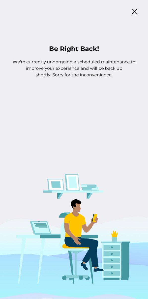 Alex_Mugiwara91's tweet photo. @MyMaybank time nk guna time tulah dia nk maintenance apps dia ni.. https://t.co/r270pkPnhX