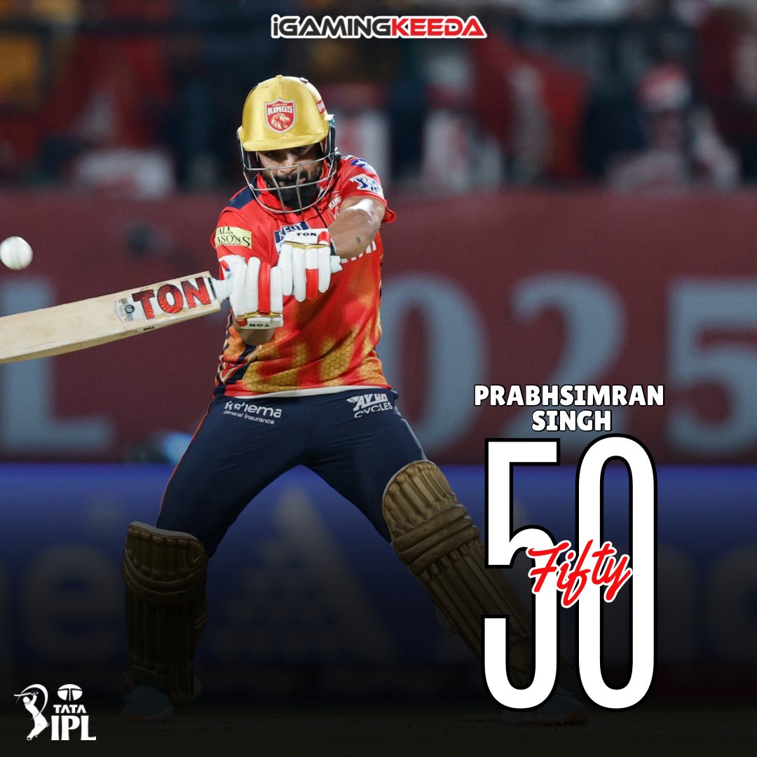 igamingkeeda's tweet photo. Prabhsimran Singh on fire.
Blazes a brilliant fifty for PBKS against LSG, setting the tone for a big total!
#PrabhsimranSingh #PBKSvsLSG #IPL2025 #FireStart #iGamingKeeda https://t.co/wkNQQCPtnZ