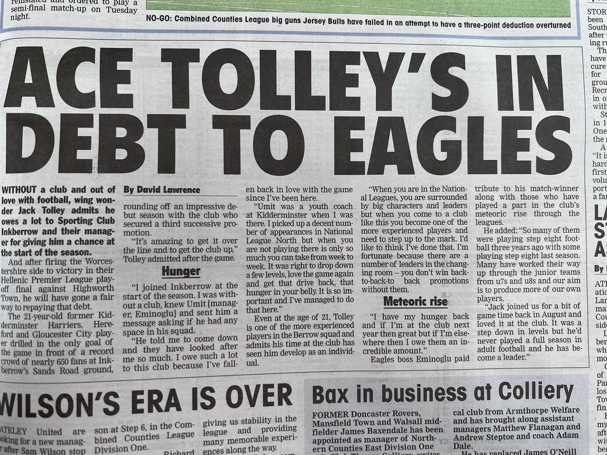 writeanglemedia's tweet image. Well haven’t we been busy! 😁. 

Really enjoyed catching up with the guys from @Hednesford_Town @EveshamUnitedFC @MalvernTown1946 and @SCInkberrowFC  for this week’s @NonLeaguePaper