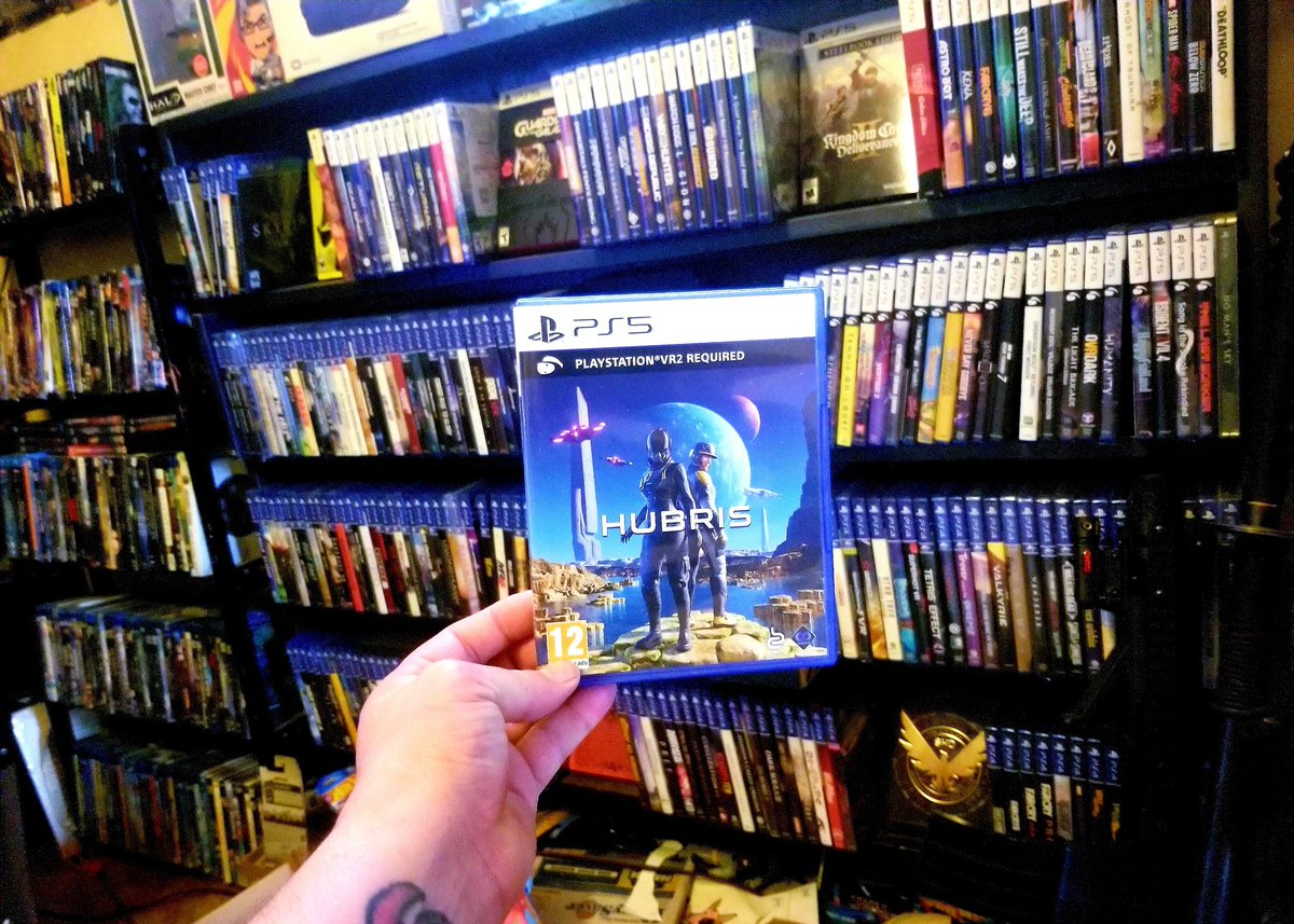 What Game am I playing today??
I decided to replay the visually stunning MASTERPIECE <a href="/HubrisVR/">Hubris ➡ available now on Q2, Q3, PS VR 2& Steam</a> on PSVR2..I swear I've been having more fun on my 2nd playthrough than I did on my 1st at launch. combat feels so much better, more responsive AI enemies, such a great game 💯