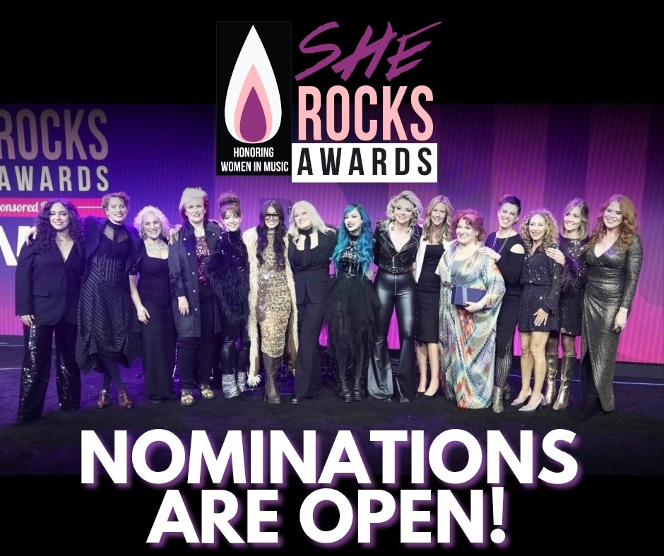WHO MUST WE HONOR NEXT? The nominations for the 2026 She Rocks Awards are now open! We honor women who display unique talent and leadership within the music industry. More information here:
thewimn.com/nominations/